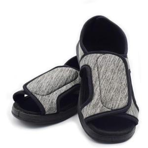 Mei MACLEOD Women’s Open Toe House Slippers with Adjustable Strap Indoor Outdoor Slippers Summer Shoes for Diabetic Swollen Feet Plantar Fasciitis