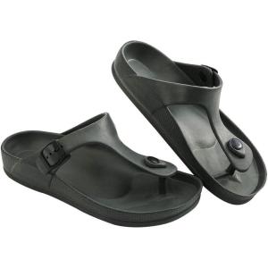 Luffymomo Comfort Footbed Eva Flip fiop Thong Sandals for Womens(Army Green-c)