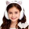 B-white (Earmuff Gloves Set)