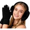 D-black (Earmuff Gloves Set)