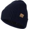 imageXXL Winter Beanie for Men Big Head Cuffed Stocking Cap Coral Fleece Lined Warm Knit Beanies HatsDark Blue