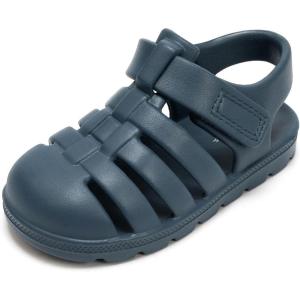Luffymomo Unisex-Child Closed-Toe Sandals Summer Sport Lightweight Sandal EVA Outdoor Water Shoes for Boys and Girls(Little Kid/Toddler)(Navy)